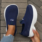 Wide Fit Thick Sole Mesh Sneakers for Men and Women
