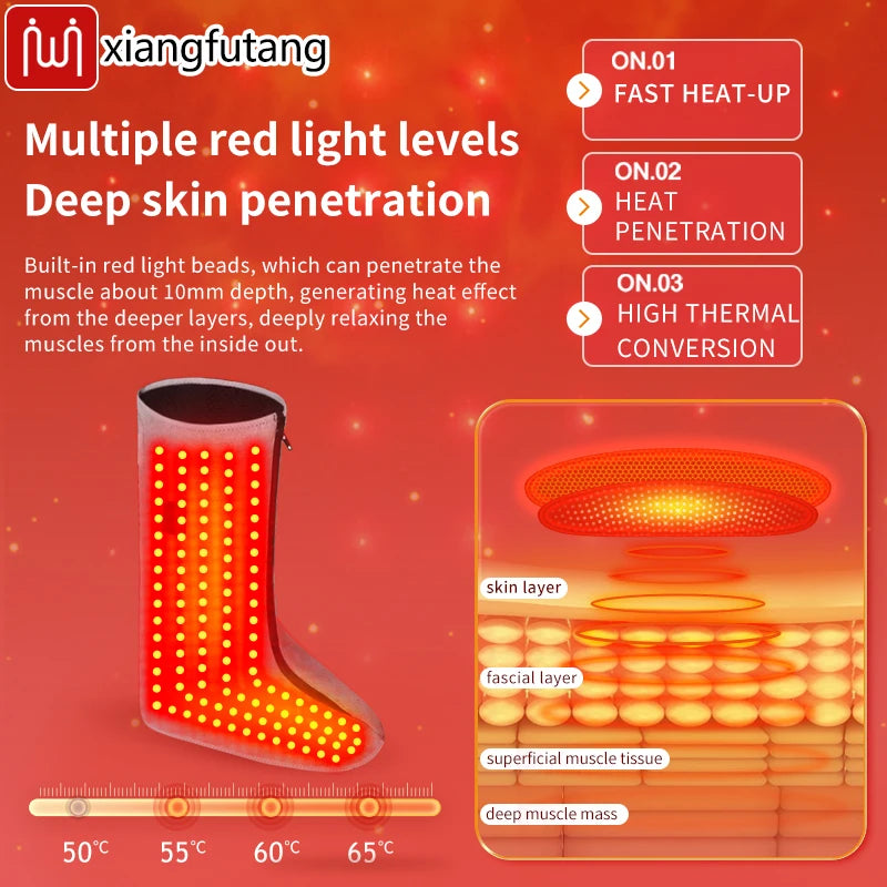 Heated Foot Massager Boots
