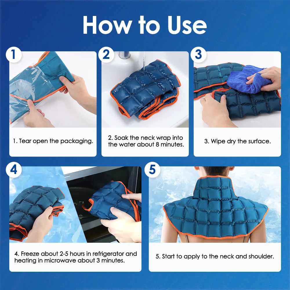 Self Absorbing Ice Wrap