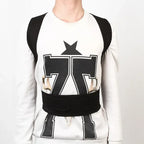 Adjustable Back Support Vest with Reinforced Brace Design