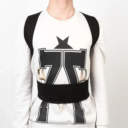 Reinforced Posture Corrector Vest for Lumbar Support