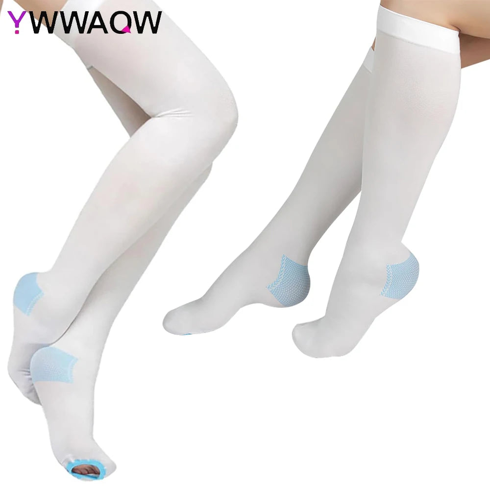 Graduated Compression Stockings 15-21 mmHg – Knee High, Unisex