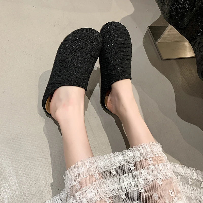 Breathable Mesh Mary Jane Flats