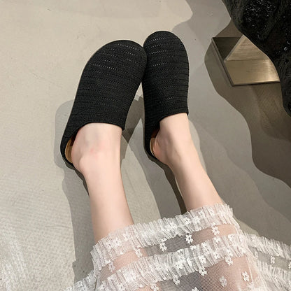 Breathable Mesh Mary Jane Flats