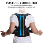 Adjustable Back Support Vest with Reinforced Brace Design