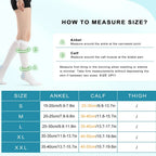 Graduated Compression Stockings 15-21 mmHg – Knee High, Unisex