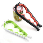 Multi-Functional Four-in-One Can and Bottle Opener
