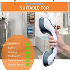 Suction Shower Grab Bars for Elderly & Bathroom Safety