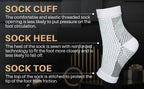 Ankle Compression Socks – Graduated Support, Breathable Fabric