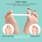Silicone Toe Alignment Belt with Splint Support