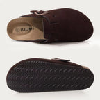 Women Cork Leather Clogs