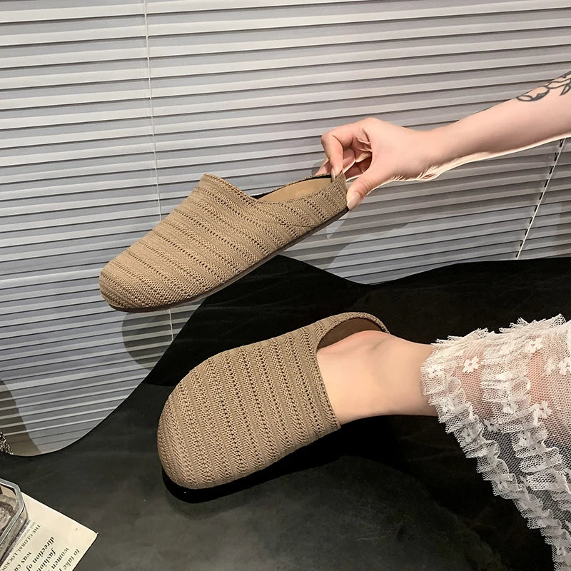 Breathable Mesh Mary Jane Flats