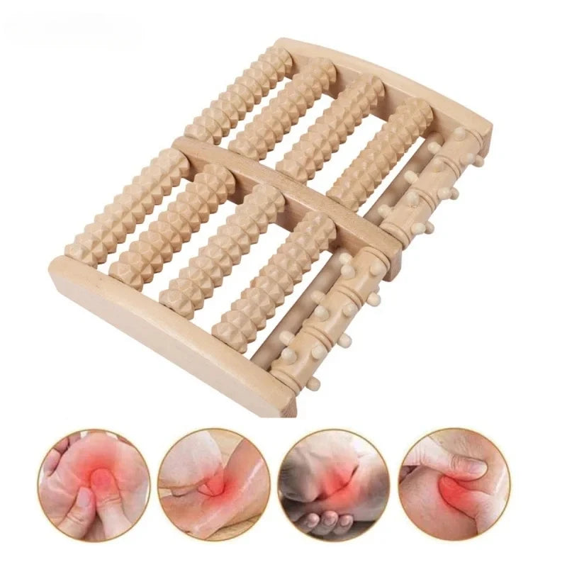 Wooden Foot Massage Roller