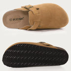 Women Cork Leather Clogs