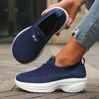 Wide Fit Thick Sole Mesh Sneakers for Men and Women