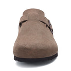 Women Cork Leather Clogs