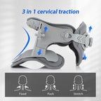 Adjustable Heated Neck Support Collar – 3-in-1 Design