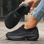 Wide Fit Thick Sole Mesh Sneakers for Men and Women