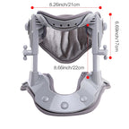 3-in-1 Heated Neck Support Collar – Adjustable Stretch Levels