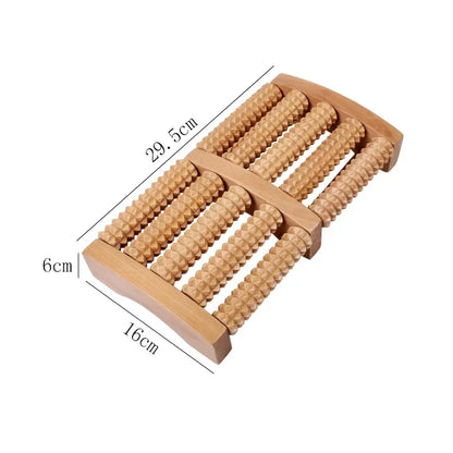 Wooden Foot Massage Roller