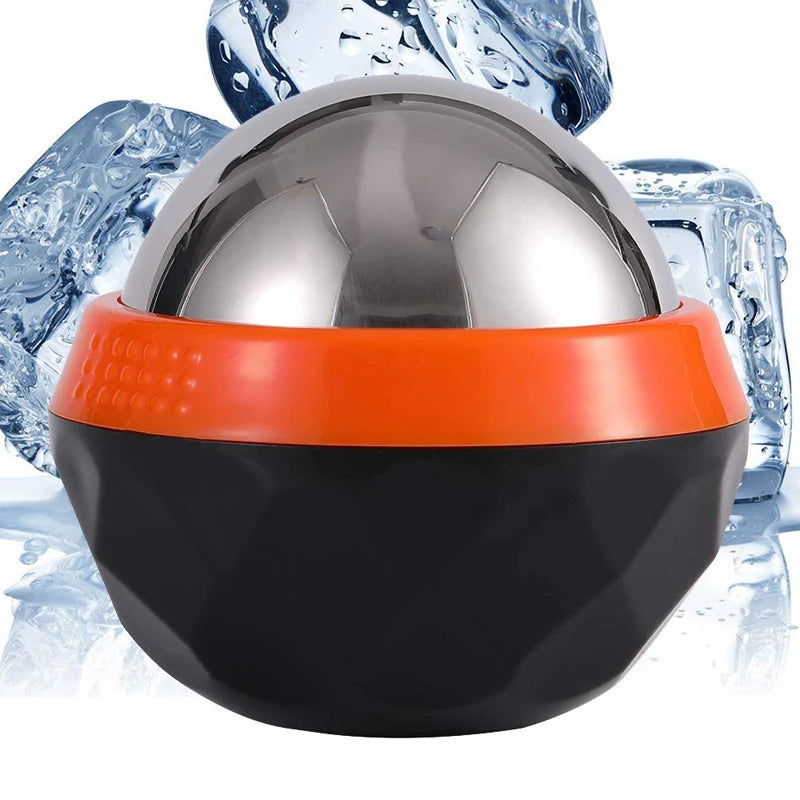 Stainless Steel Ice Massage Ball 60mm Hot Cold Compress Tool