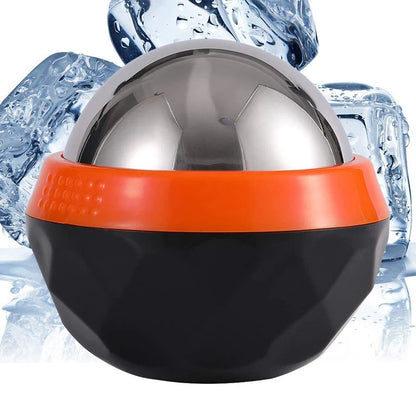 Stainless Steel Ice Massage Ball 60mm Hot Cold Compress Tool