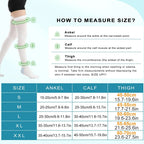 Graduated Compression Stockings 15-21 mmHg – Knee High, Unisex