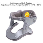 3-in-1 Heated Neck Support Collar – Adjustable Stretch Levels