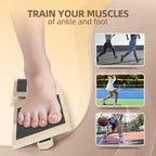Single Foot Balance Board Ankle Trainer Wooden Non Slip Wobble Board