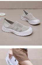 Women Slip On Mesh Shoes Breathable Anti Slip Summer Flats