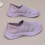 Women Slip On Mesh Shoes Breathable Anti Slip Summer Flats