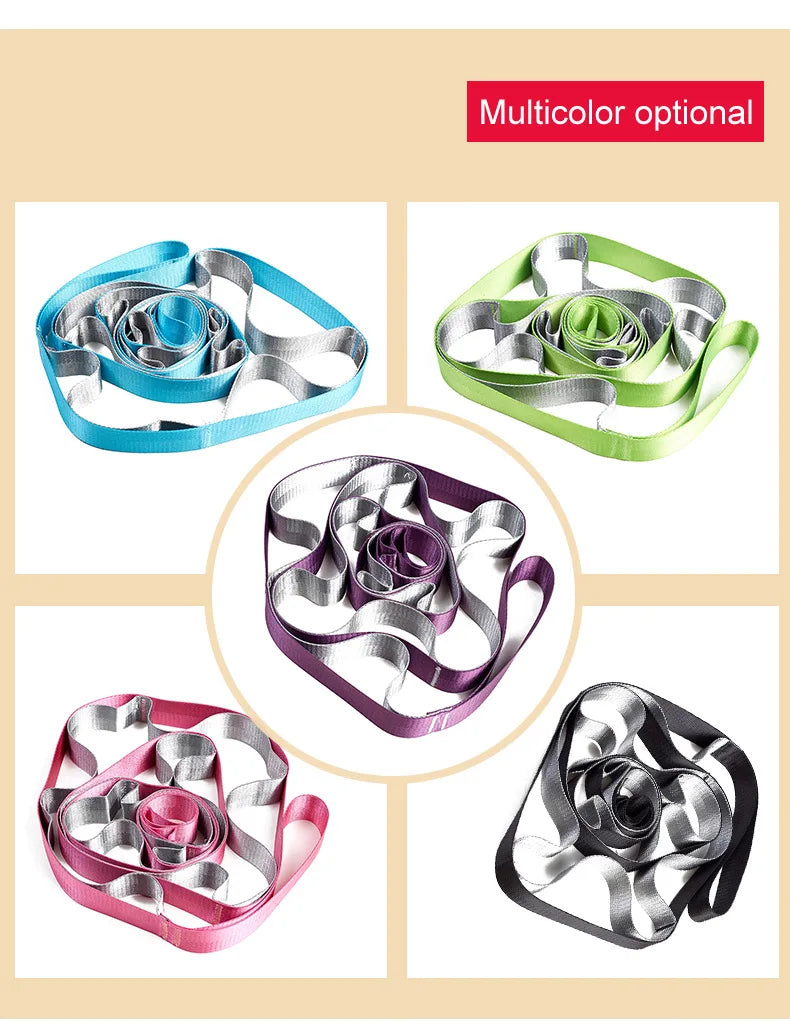 Yoga Stretch Strap 12-segment