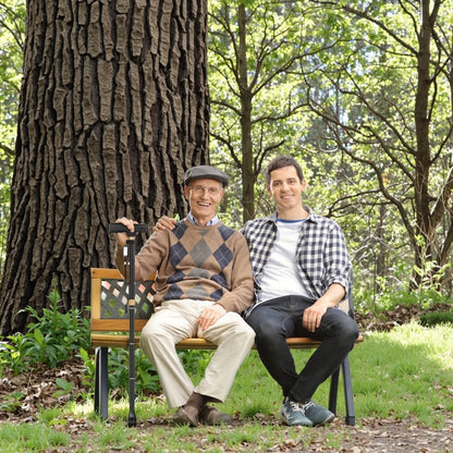 Foldable Adjustable Walking Cane Aluminum Alloy Rubber Handle 130kg