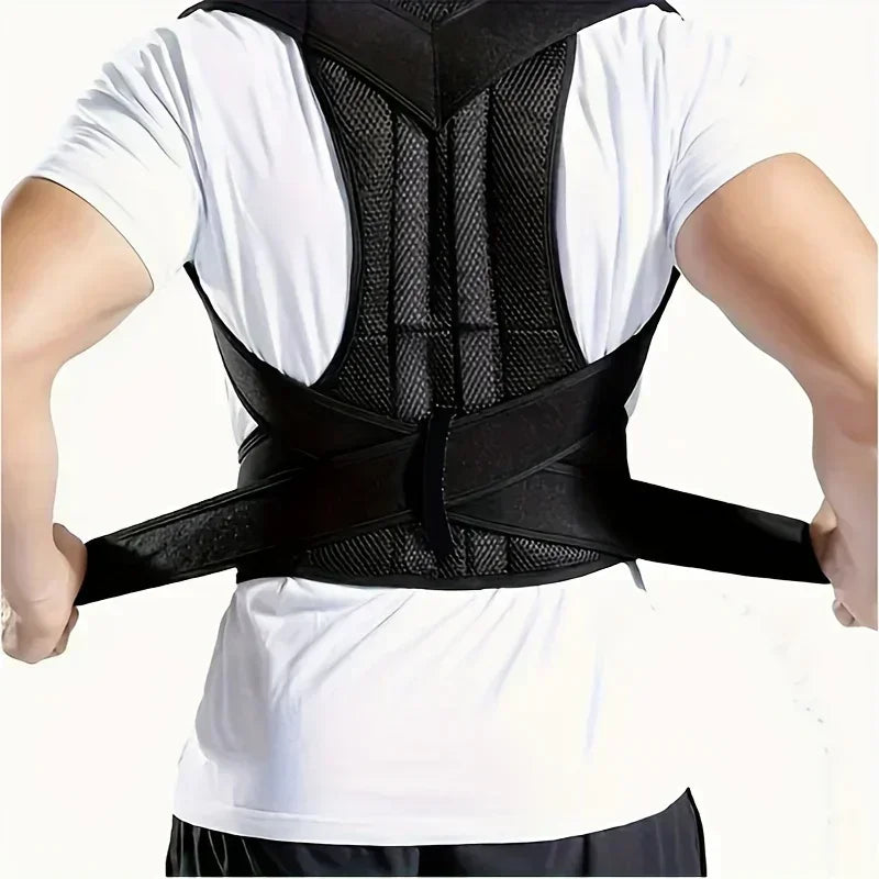 Reinforced Posture Corrector Vest for Lumbar Support