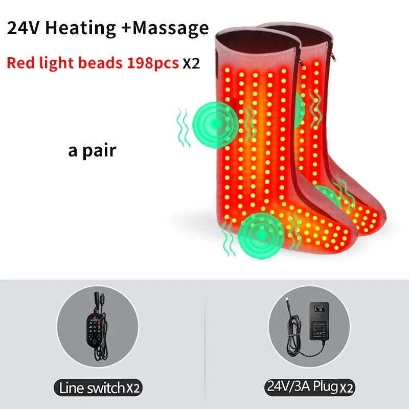 Heated Foot Massager Boots