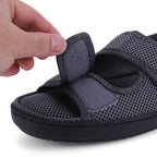 Adjustable Wide Fit Walking Sandals with Velcro Strap