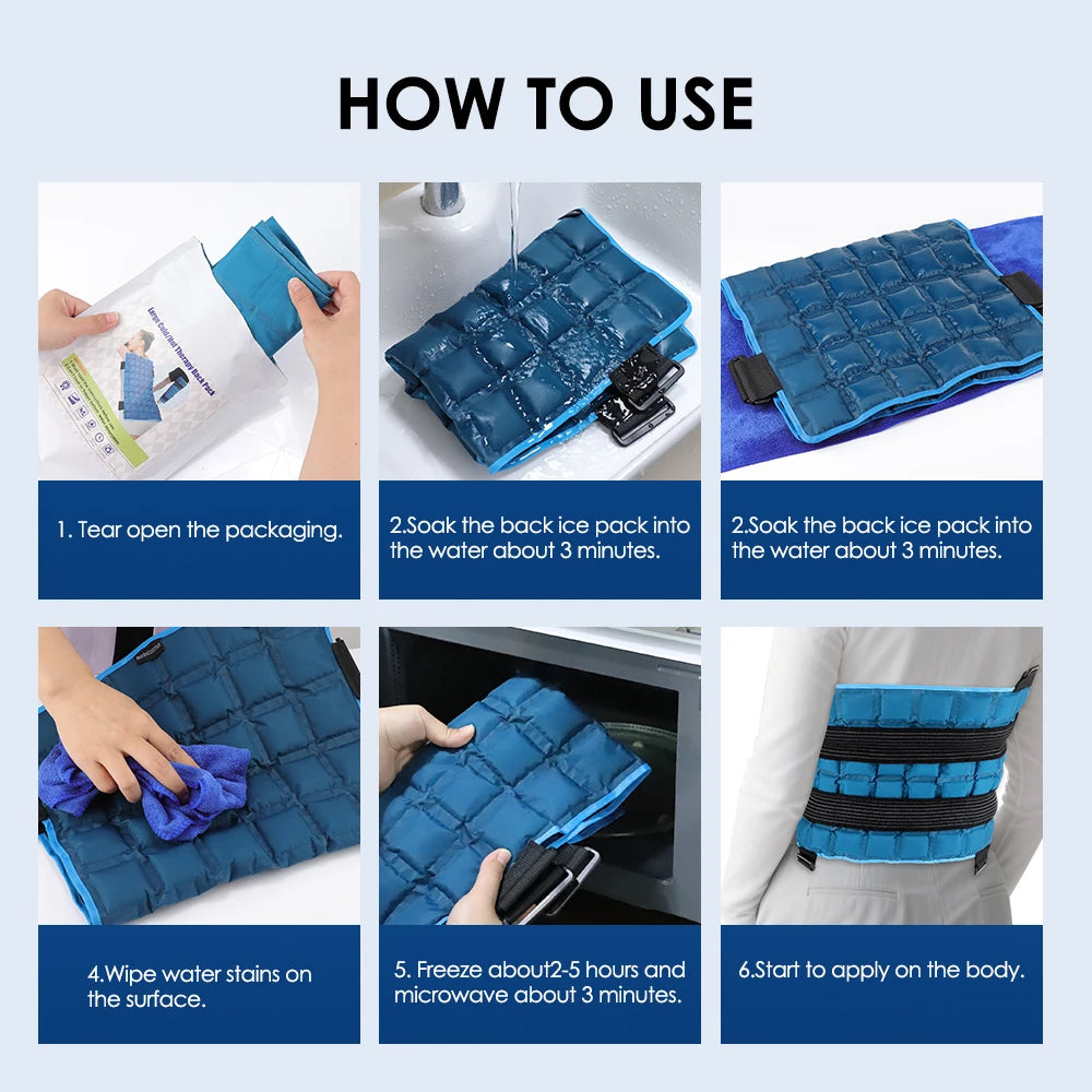 Self Absorbing Ice Wrap