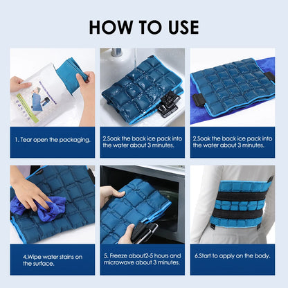 Self Absorbing Ice Wrap