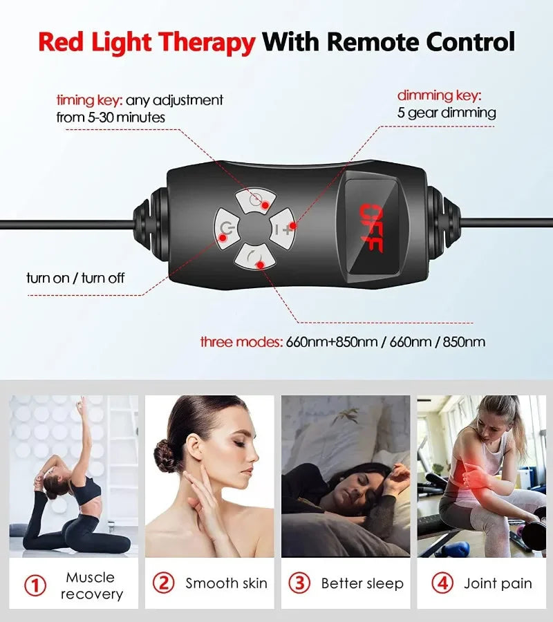 Red Light Therapy Lamp