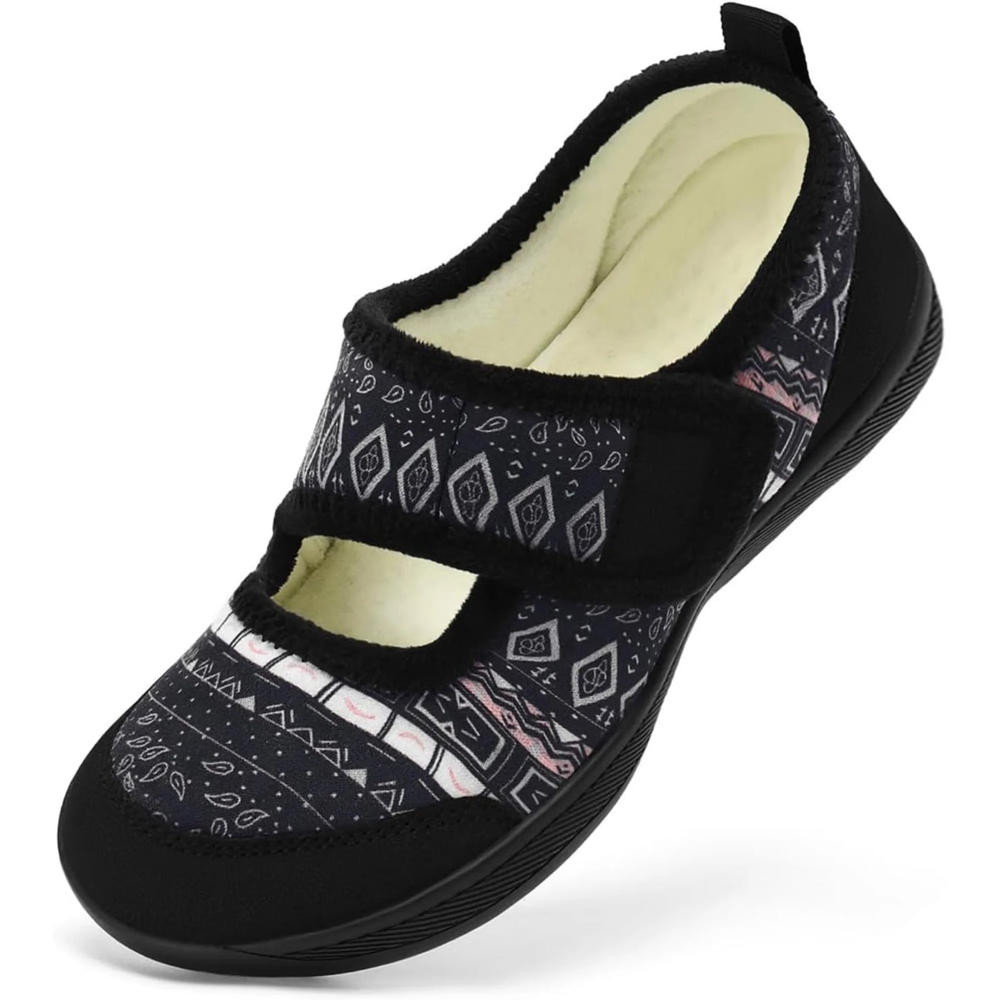 Womens Barefoot Walking Shoes Adjustable Indoor Outdoor Slippers