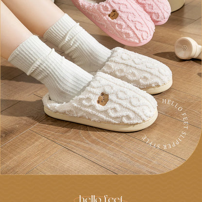 Women Winter Fur Slippers