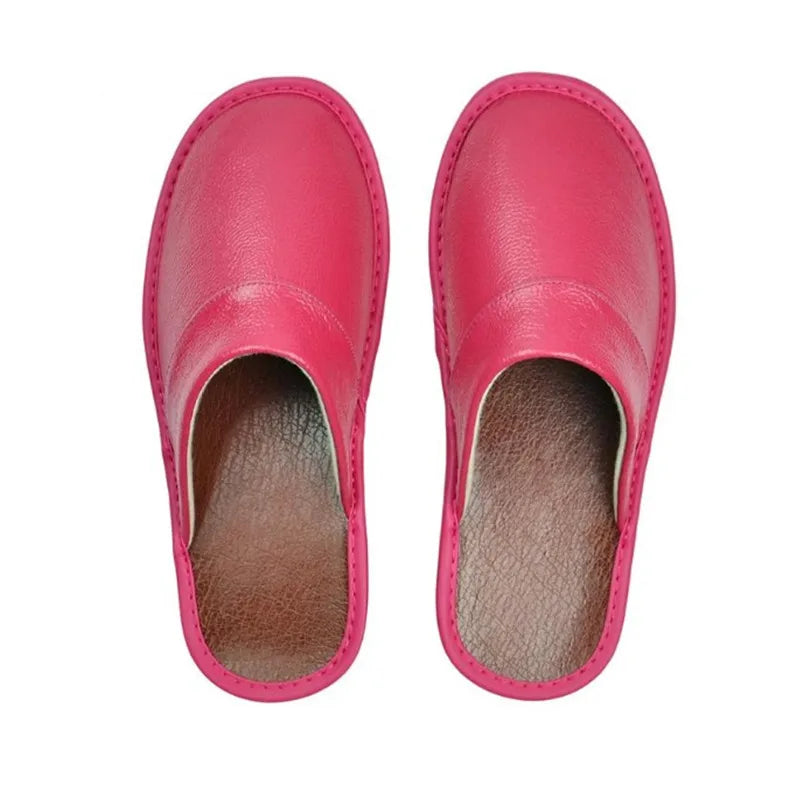 Genuine Leather House Slippers
