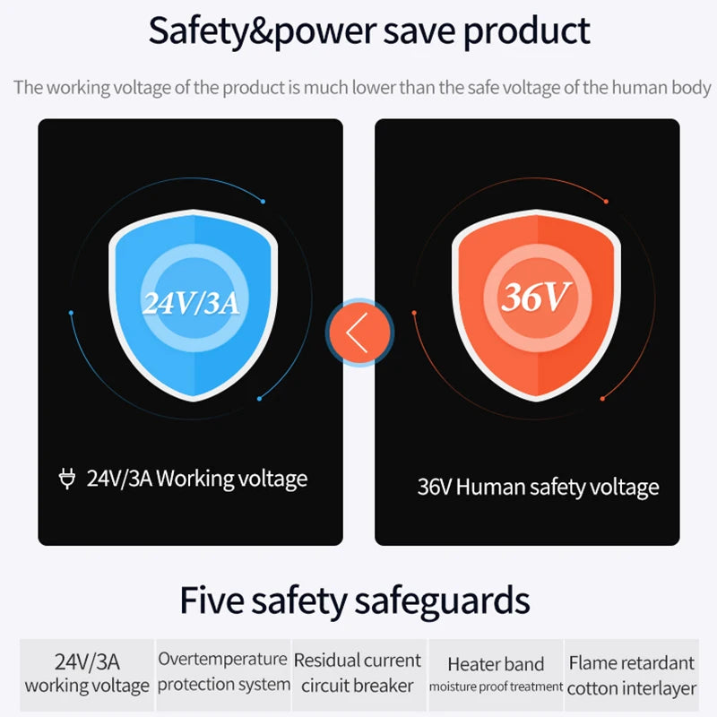 Heated Foot Massager Boots