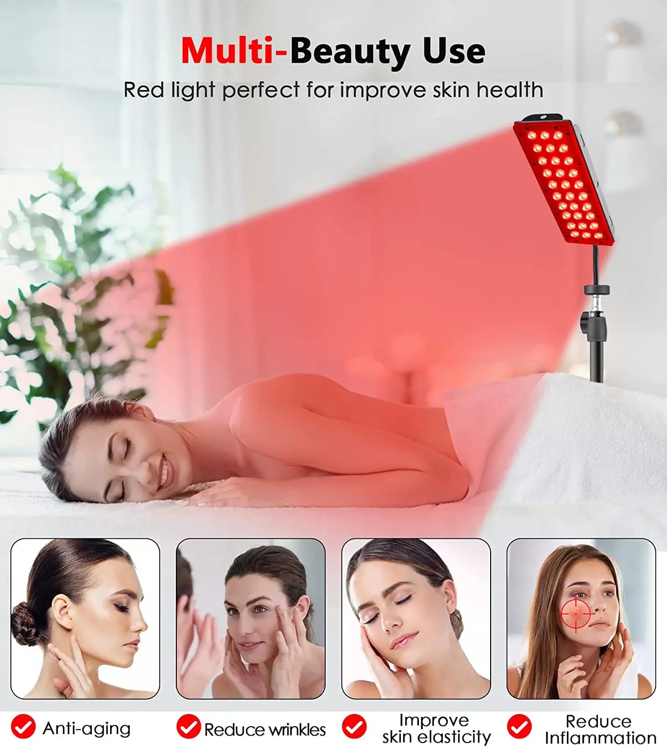 Red Light Therapy Lamp