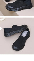 Women Slip On Mesh Shoes Breathable Anti Slip Summer Flats