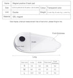 Magnetic Silicone Gel Heel Insoles - Shock-Absorbing Comfort