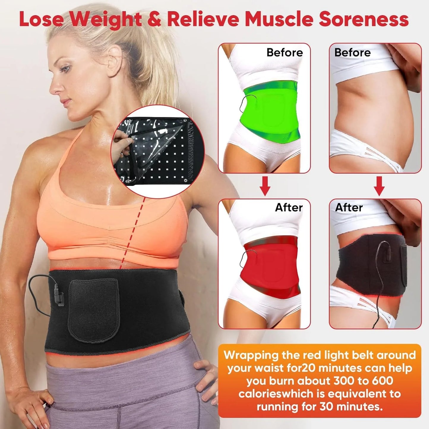 Red Infrared Therapy Belt