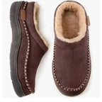 Men Winter House Slippers Memory Foam Warm Non Slip Indoor