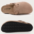 Women Cork Leather Clogs