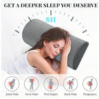 Half Moon Bolster Memory Foam Leg and Knee Elevation Pillow